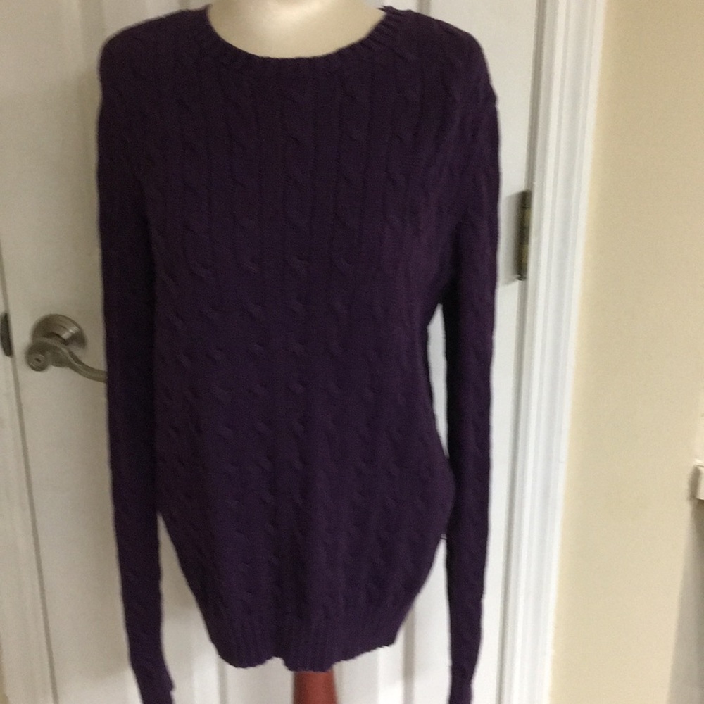 Purple Ralph Lauren Sport sweater